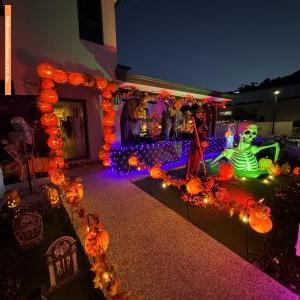 Halloween display at 25 Lorikeet Drive, Tweed Heads South