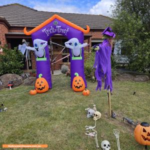 Halloween House display at 28 Doris Drive, Hoppers Crossing