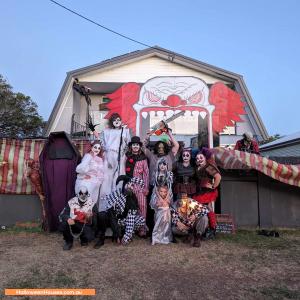 Halloween display at 34 Dampier Street, Kurnell