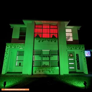 Christmas Light display at 2 Shearing Street, Oaklands Park