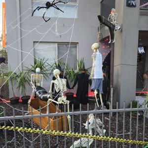 Halloween display at 49 Frances Burke Street, Gungahlin