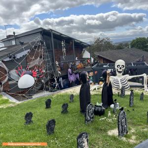 Halloween display at 38 Rolling Hills Road, Chirnside Park