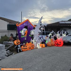 Halloween display at 191 Mirrabooka Avenue, Balga