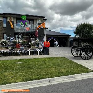 Halloween display at 416 Masons Road, Mernda