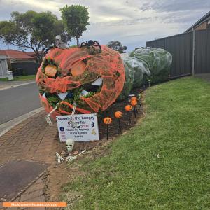 Halloween display at 12 Cedar Street, Munno Para West