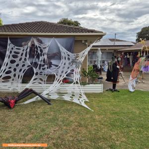 Halloween display at  Hillary Crescent, Modbury North