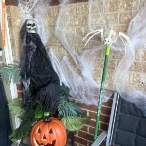 Halloween House display at 15 North Road, Castletown