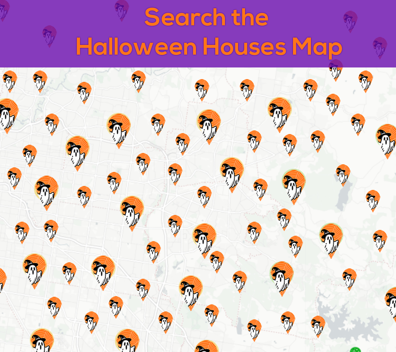  Collingwood Park Halloween House Map